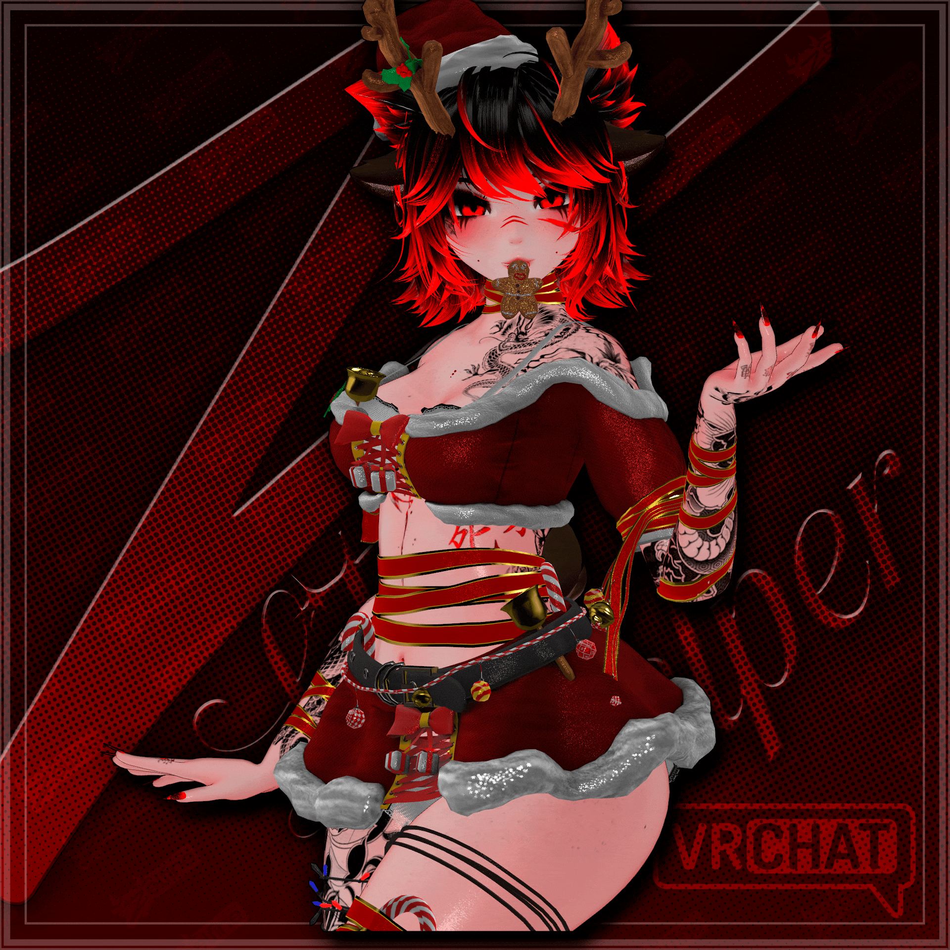 Santa's Little Helper (VRChat Clothing)(CHRISTMAS OUTFIT)[Astra, Delphy, Ersa, Fiya, Fox Moth, Geo, GodWhisper, EGirl, Nova Beast, Seer, Vexra, Yuno, Zae]