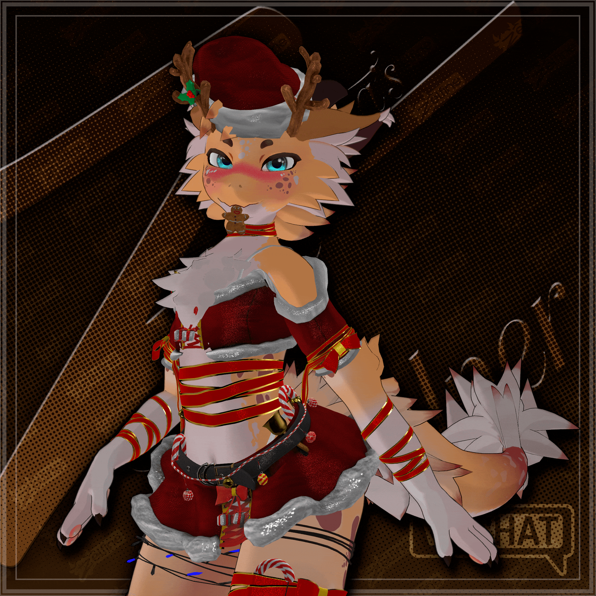 Santa's Little Helper (VRChat Clothing)(CHRISTMAS OUTFIT)[Astra, Delphy, Ersa, Fiya, Fox Moth, Geo, GodWhisper, EGirl, Nova Beast, Seer, Vexra, Yuno, Zae]
