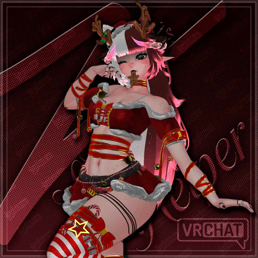 Santa's Little Helper (VRChat Clothing)(CHRISTMAS OUTFIT)Delphy Kobo, Ersa, Fiya, Vexra, Zae, Seer, EGirl, Yuno, Fox Moth, Geo, Astra, GodMagician, Elle, Aurora, GodWhisper, Meeko Main Alt, NovaBeast, Saylie, Seola, Scarlet, LunaBeast