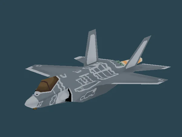 F-35 low poly
