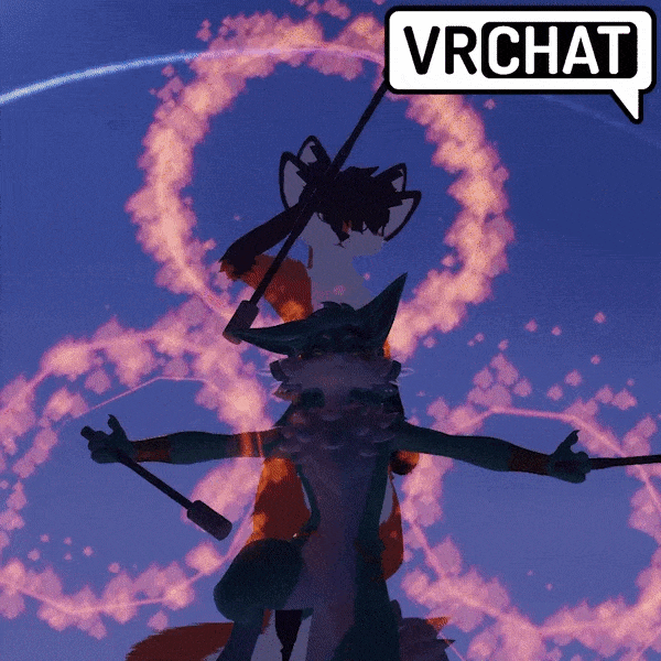 Fire Twirling Sticks (VRCHAT)