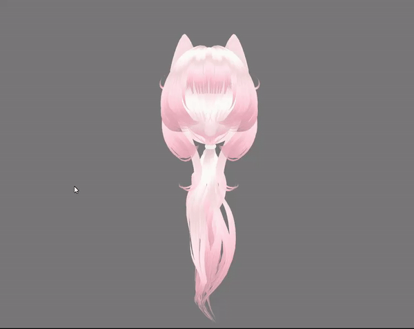 Layered Kitty Cat Ponytail