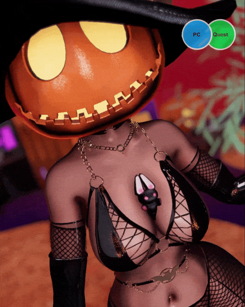 PUMPKIN  | WITCH  PUMPKIN HEAD | QUEST + PC | SPS | COUPLE FEMALE