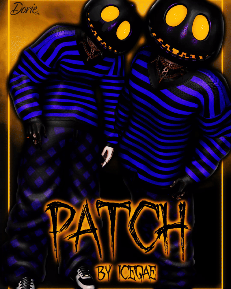 PATCH | PUMPKIN HEAD | QUEST + PC | SPS | HALLOWEEN COUPLE MALE