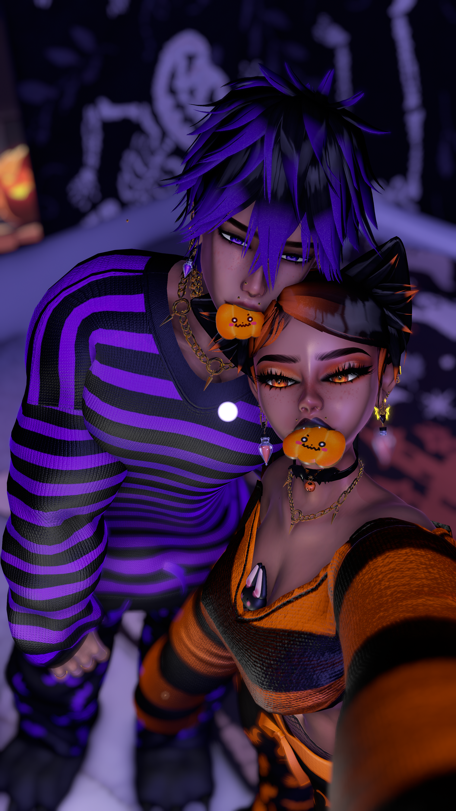 PUMPKIN + PATCH | HALLOWEEN COUPLE PACKAGE | QUEST + PC | SPS