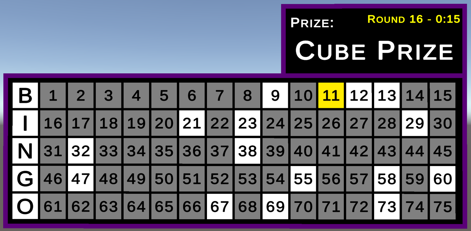 Bingo Game VRC Prefab