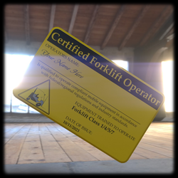 Totally Real Forklift Certification - Almost Guaranteed Real!