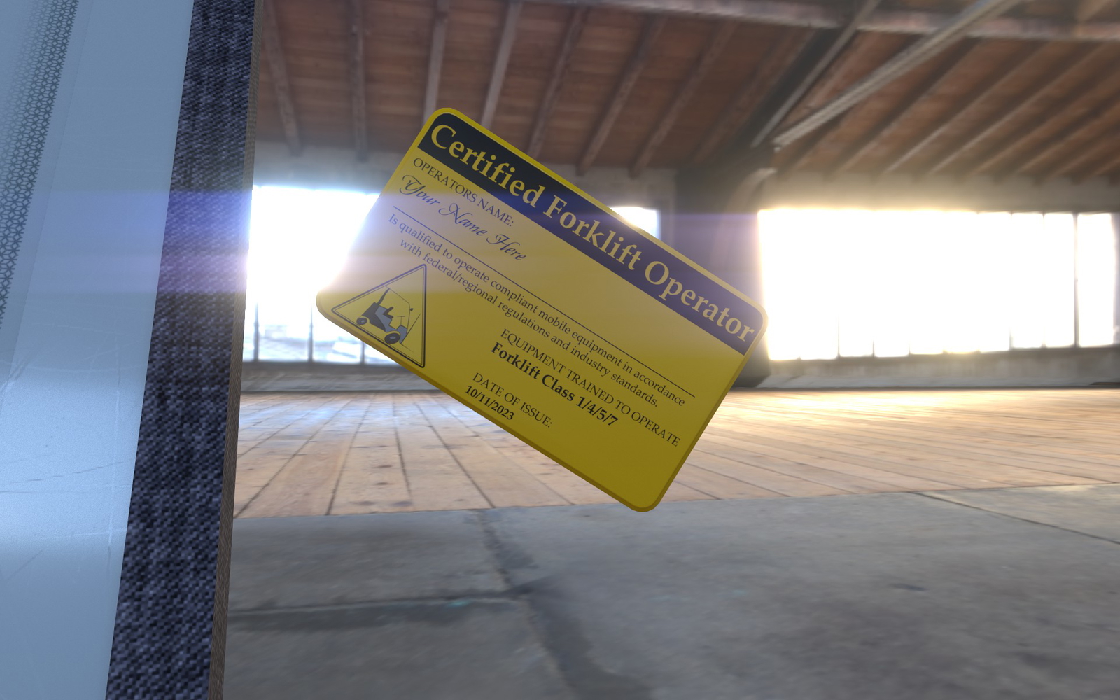 Totally Real Forklift Certification - Almost Guaranteed Real!