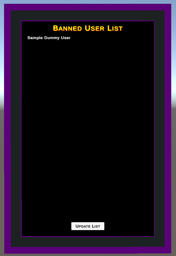 Custom VRC World Web UI Assets (Udon)
