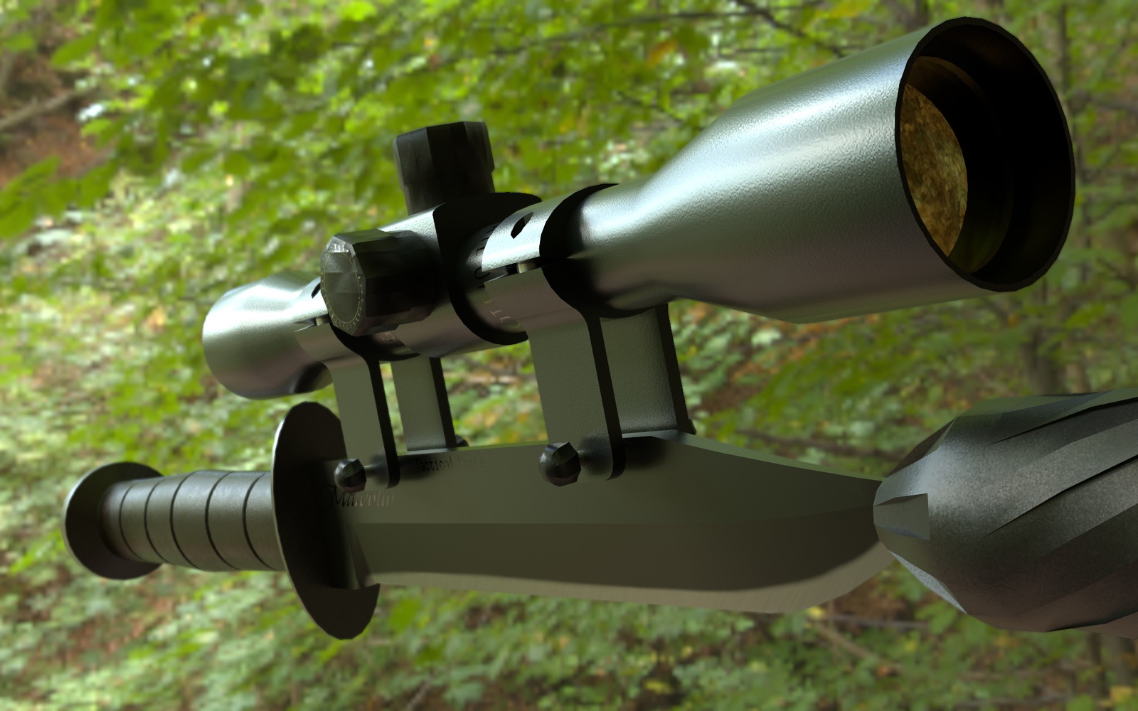 Tactical Silenced Hunting Knife