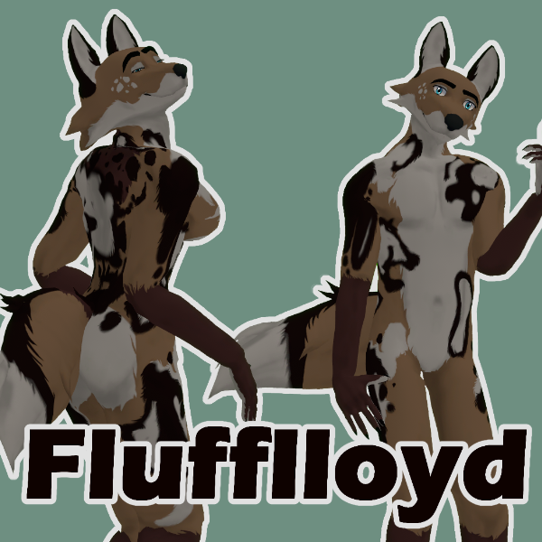 Flufflloyd- Canine VRChat Avatar Base