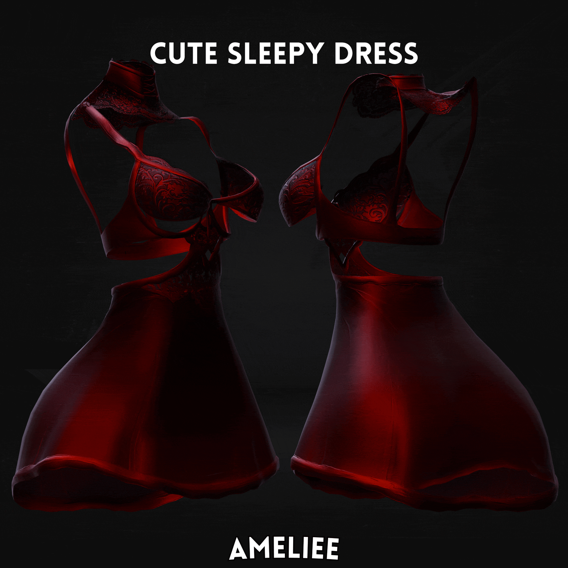 Cute sleepy dress (VRCHAT)