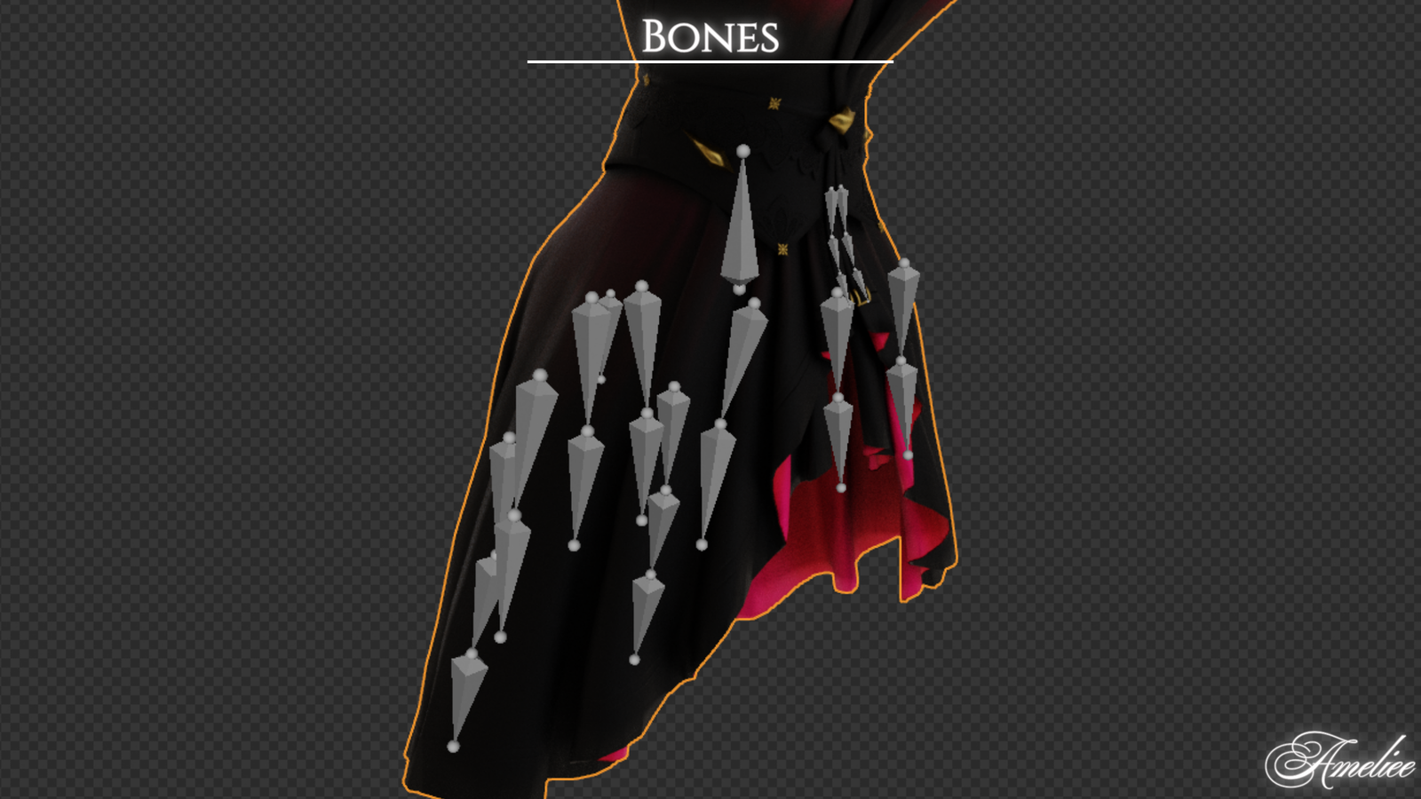 Nebula Noir Dress (VRCHAT)