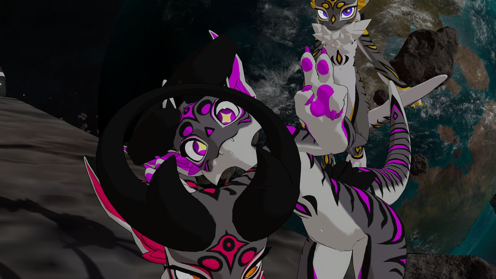 The Halonyx - A Friendly, Multi-Dimensional VRChat Avatar
