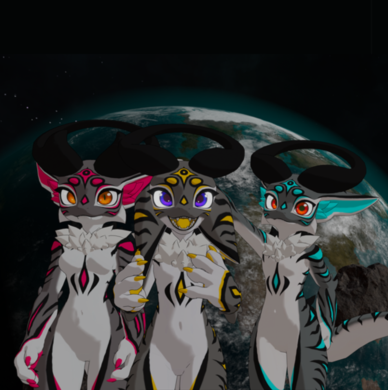 The Halonyx - A Friendly, Multi-Dimensional VRChat Avatar