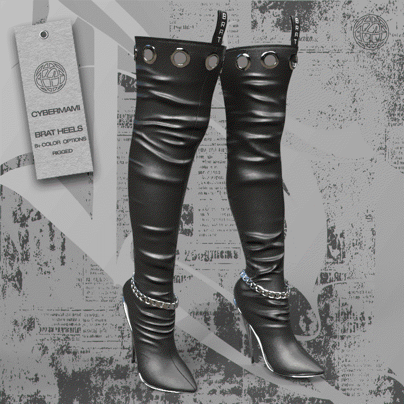 BRAT Thigh High Heels