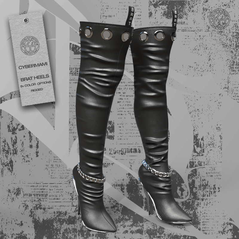 BRAT Thigh High Heels