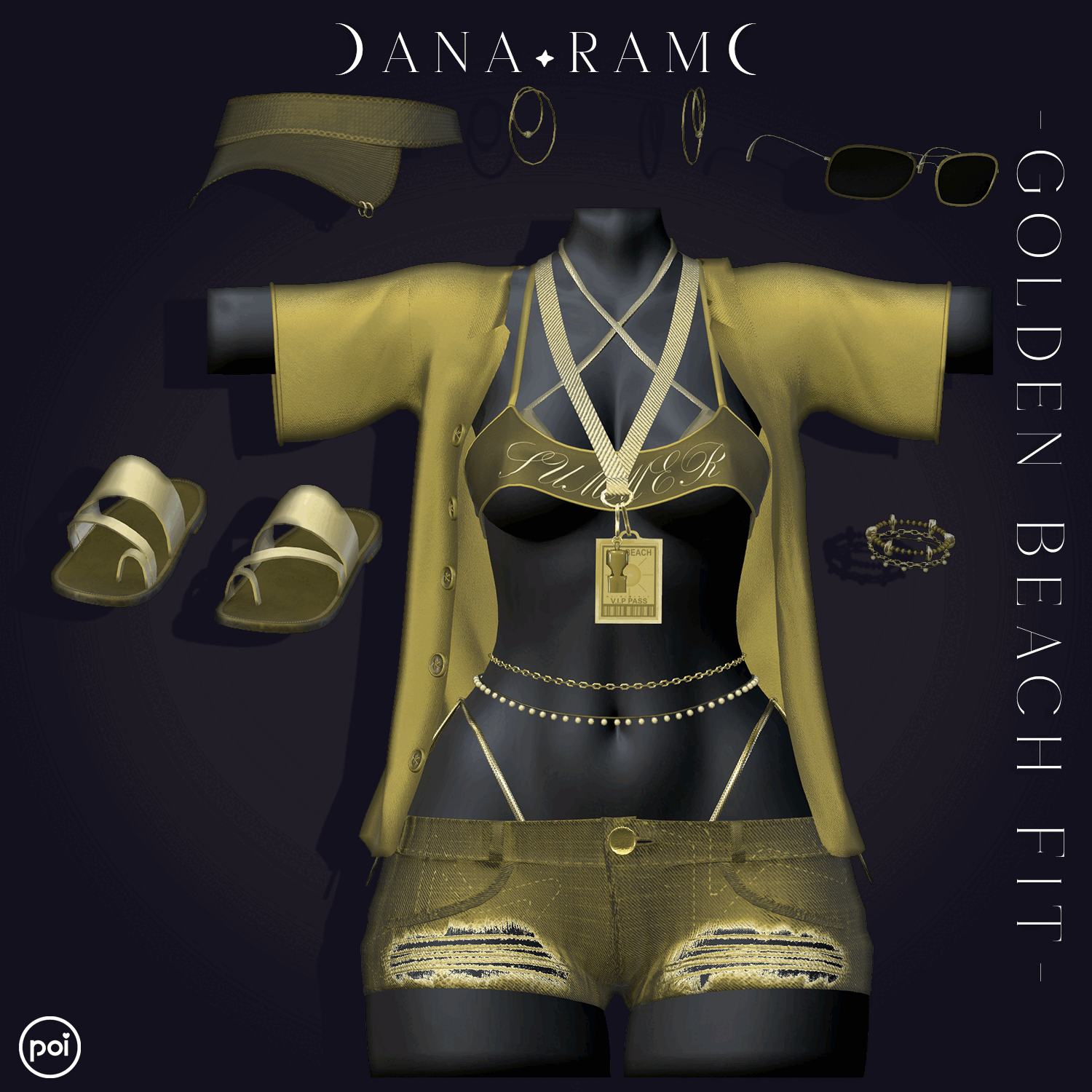 Golden Beach Fit [E-Girl, Zinfit, Tori, RP]