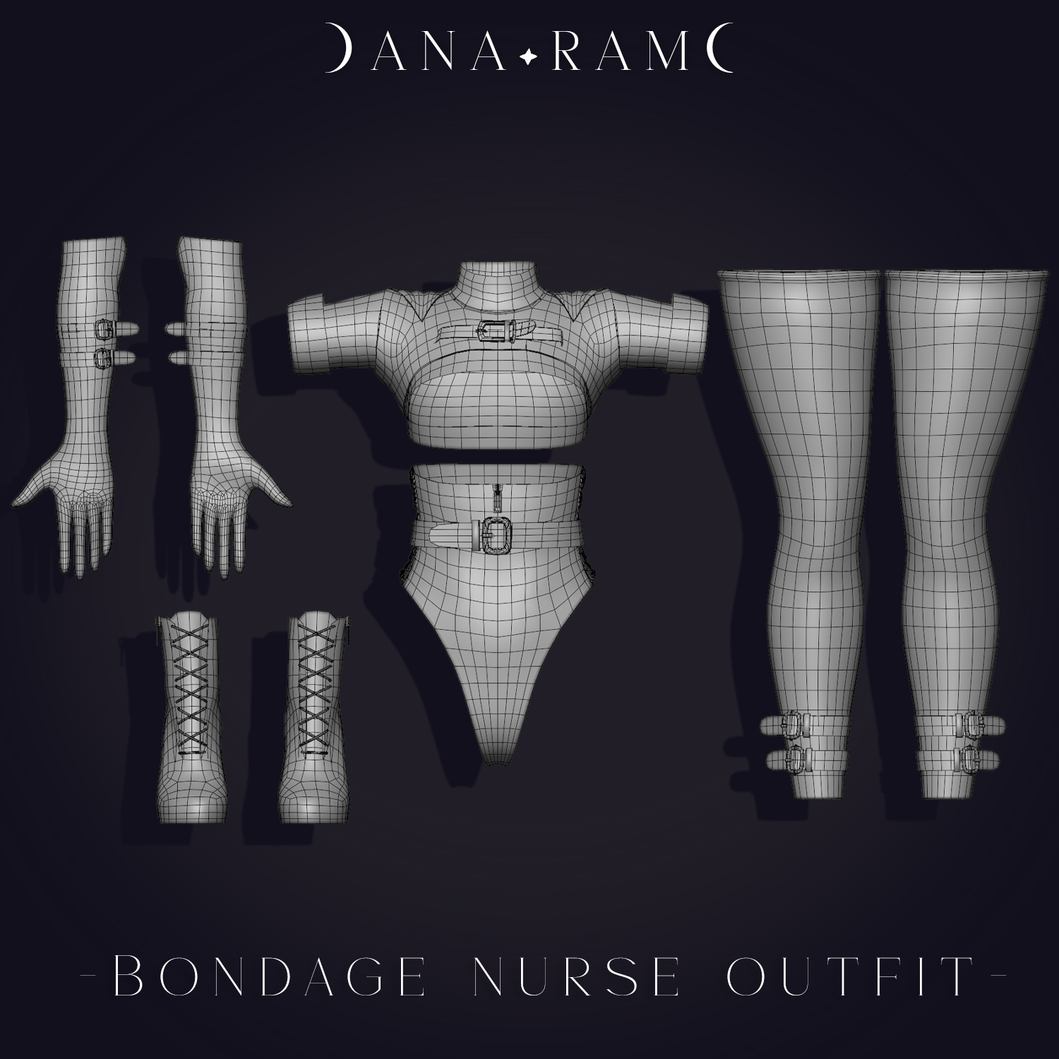 Bondage Nurse Outfit [E-Girl, Zinfit, Tori, RP]