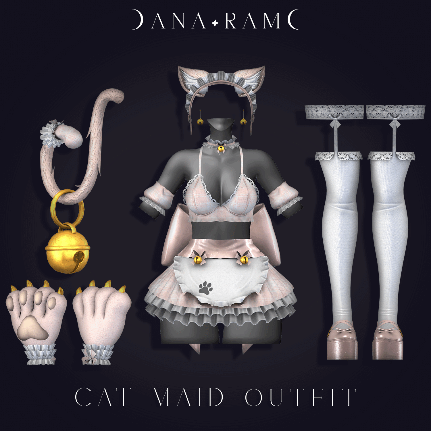 Cat Maid Outfit [E-Girl, Zinfit, Tori, RP]