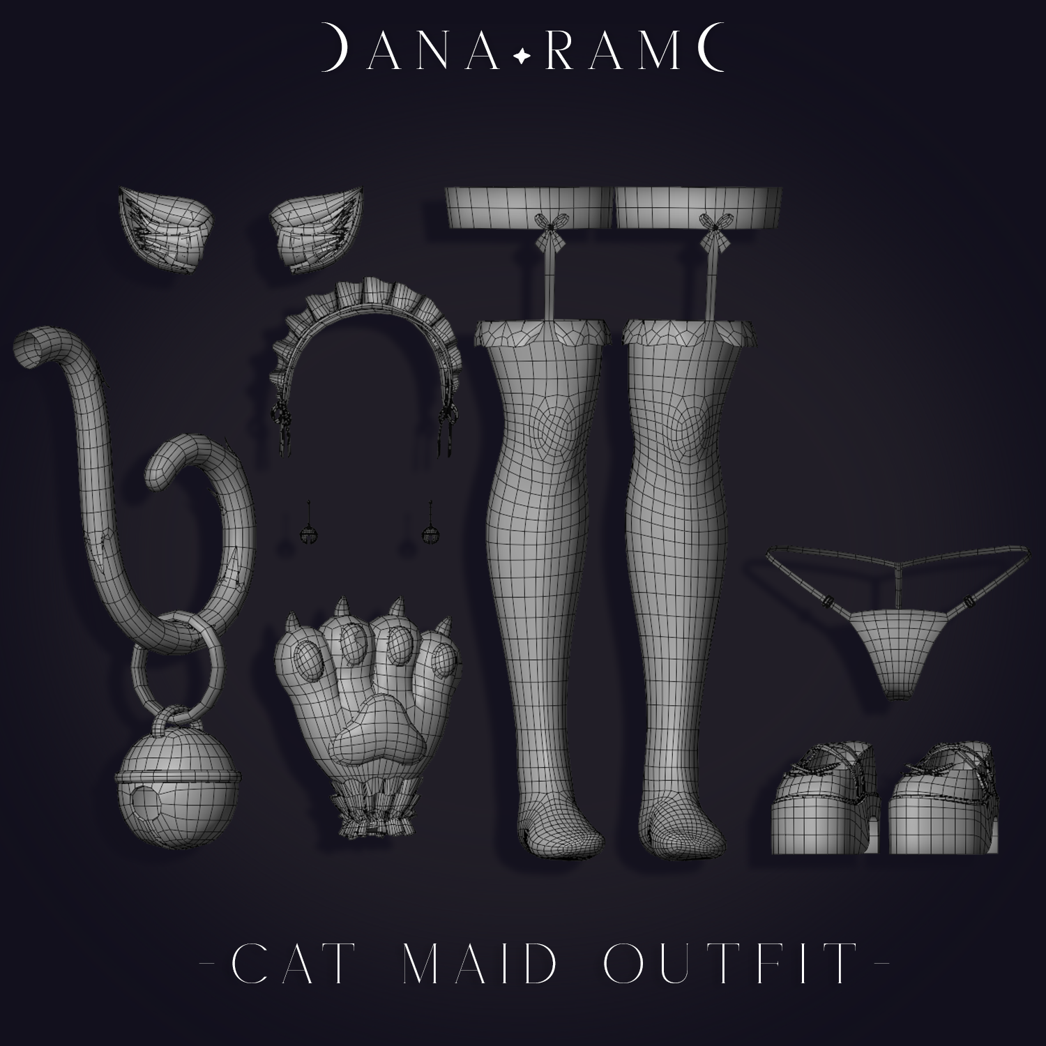 Cat Maid Outfit DLC [Nila, Ersa, Lyria, Shinano]