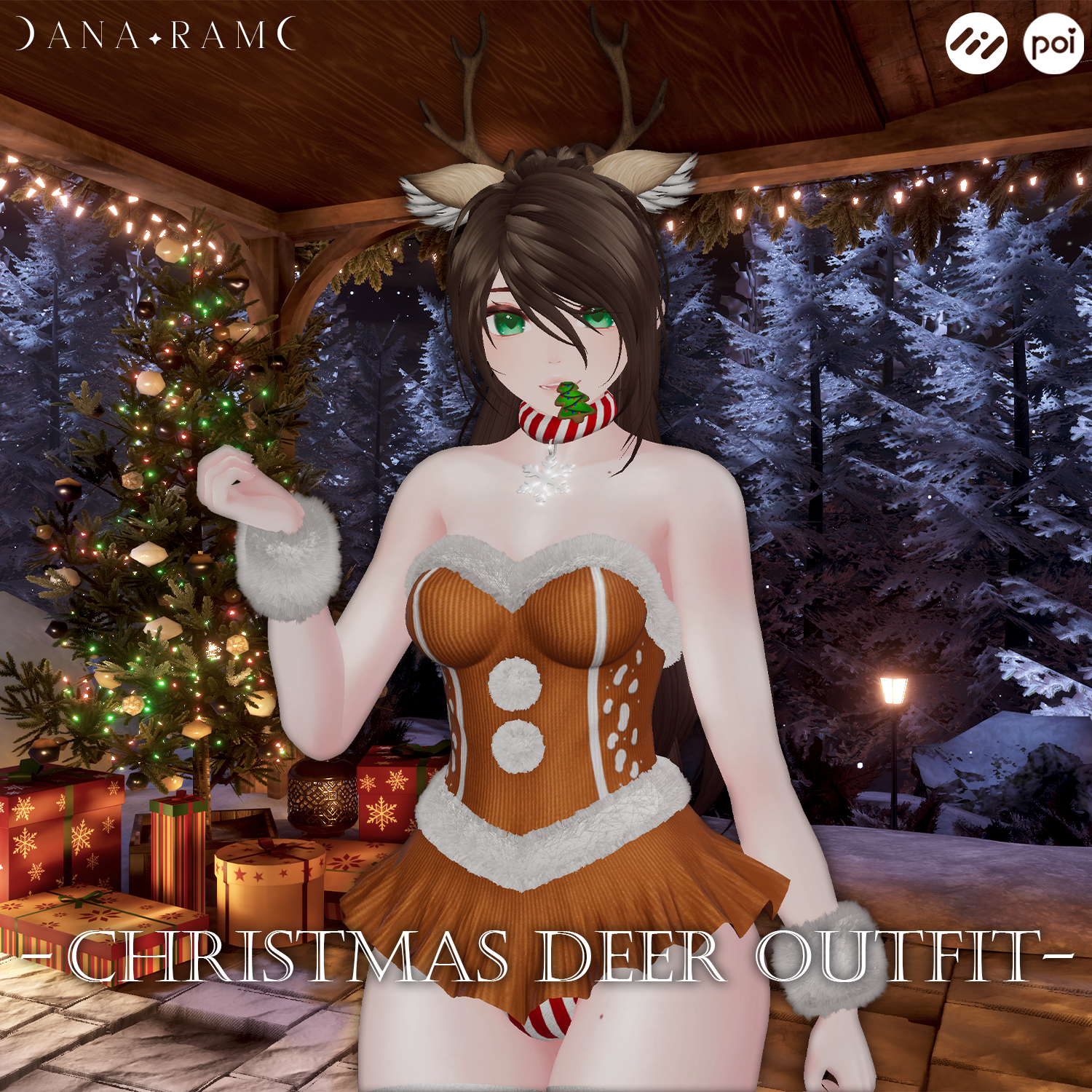 Christmas Deer Outfit [E-Girl, Zinfit, Tori, RP]
