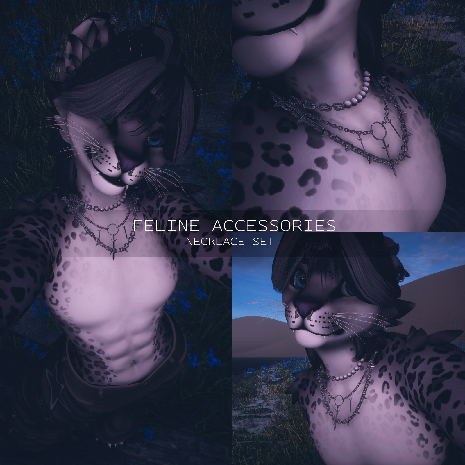 DISCOUNT FIRST WEEK Feline ♡ Necklace Set