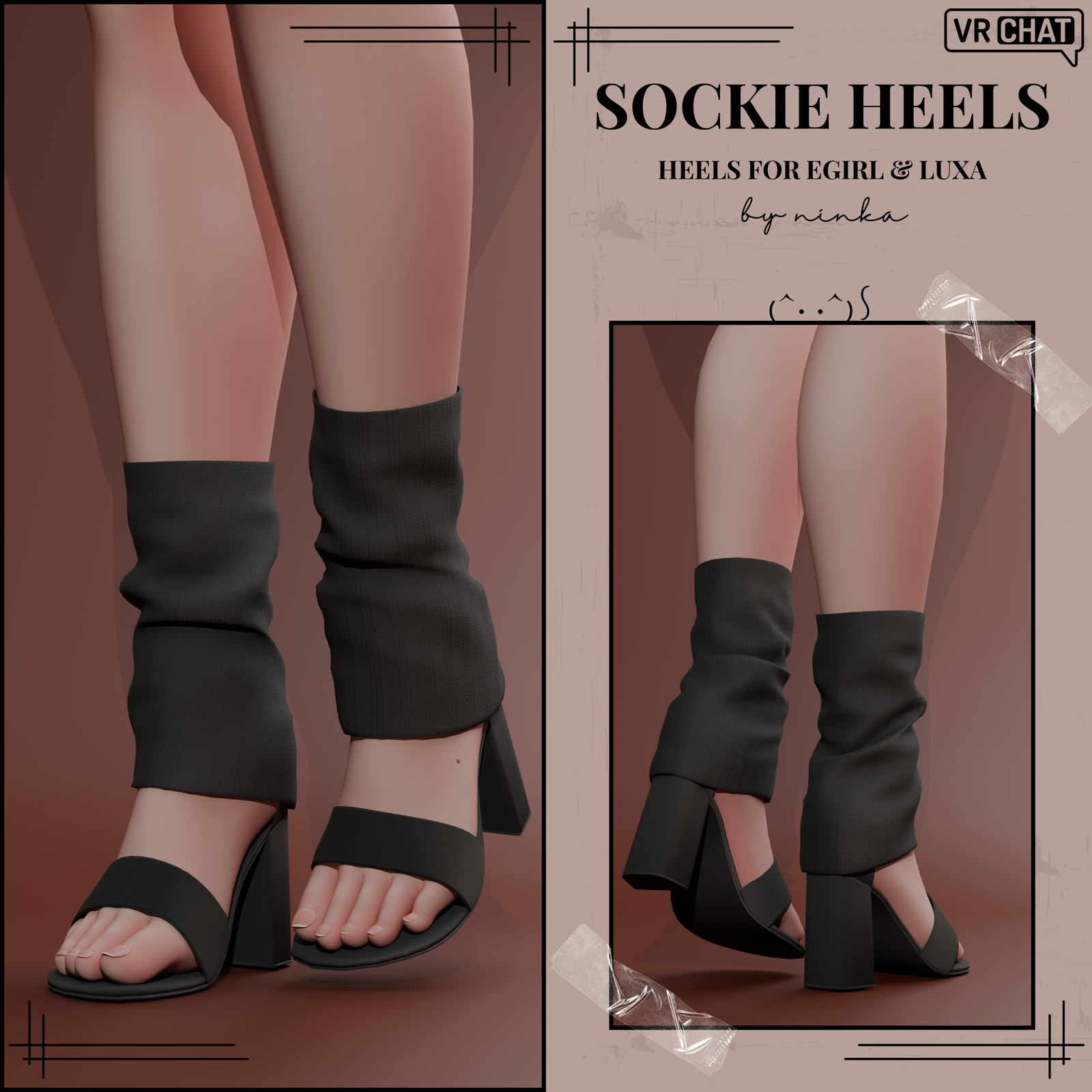 sockie heels