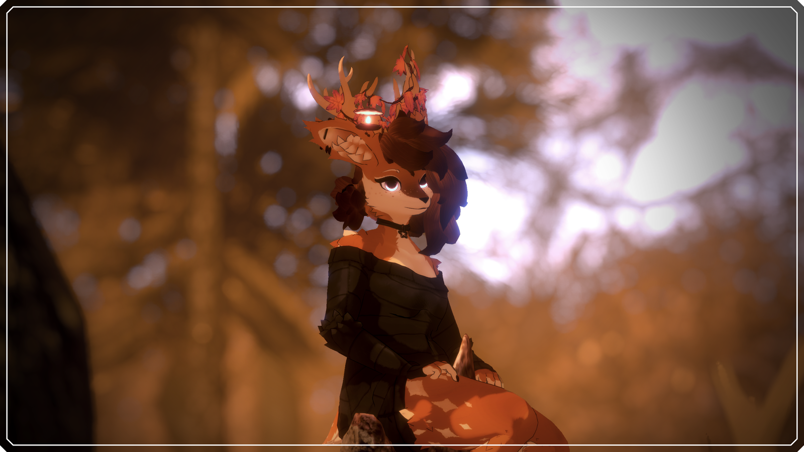 Autumn Antler Decorations