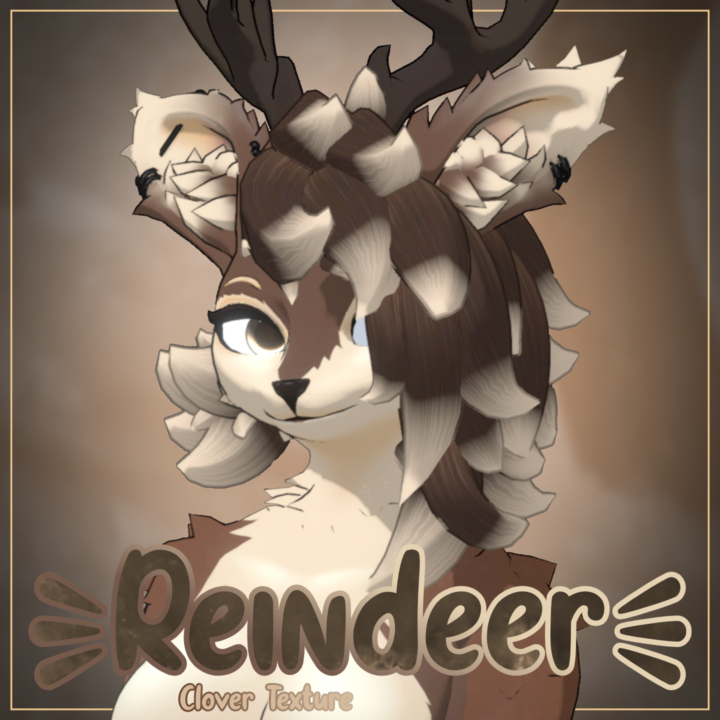 Clover Reindeer Texture