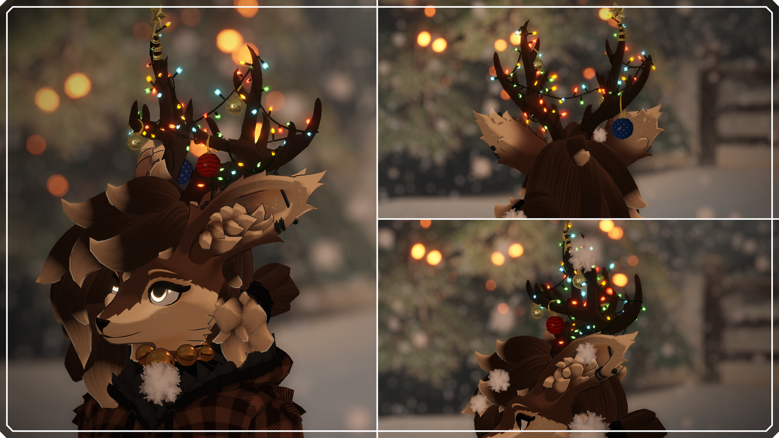 Christmas Antler Decorations