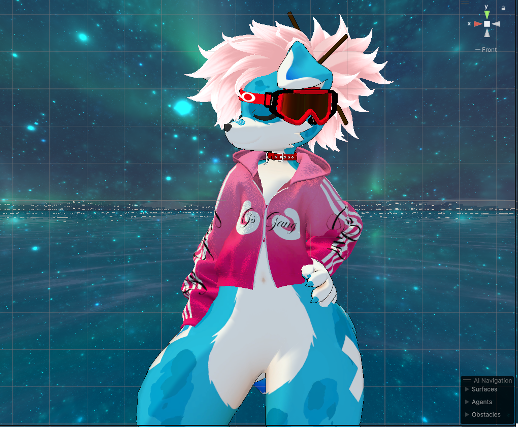 Mayu/Regulus Doble Zip Hoodie