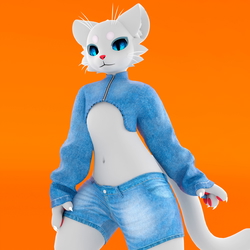 Mayu/Regulus Denim Jean Outfit for VRChat