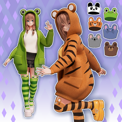 Animal Hoodie Outfit