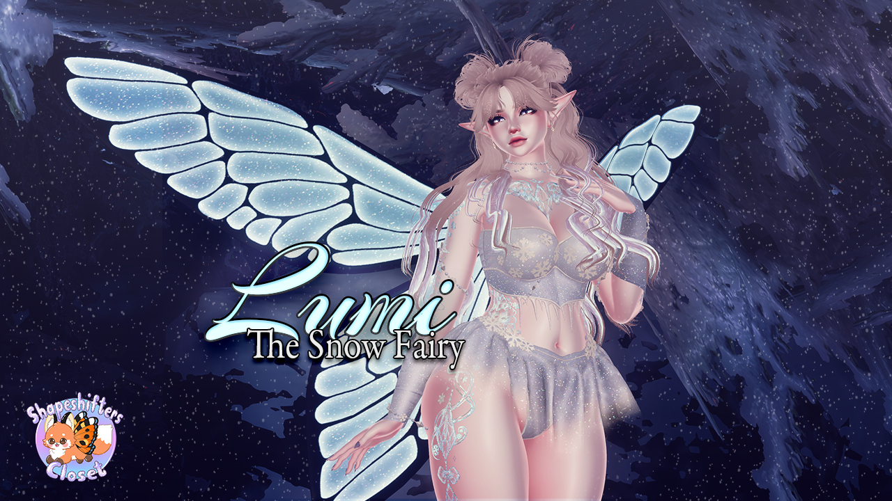 Lumi the Snow Fairy - with Gogo Loco & Optimized Version (PC) | VRChat Winter Fairy Avatar