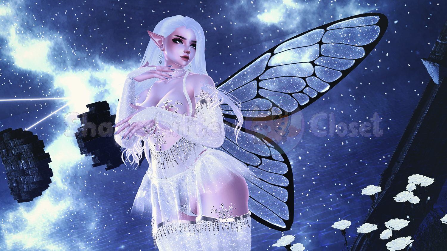 Lumi the Snow Fairy - with Gogo Loco & Optimized Version (PC) | VRChat Winter Fairy Avatar