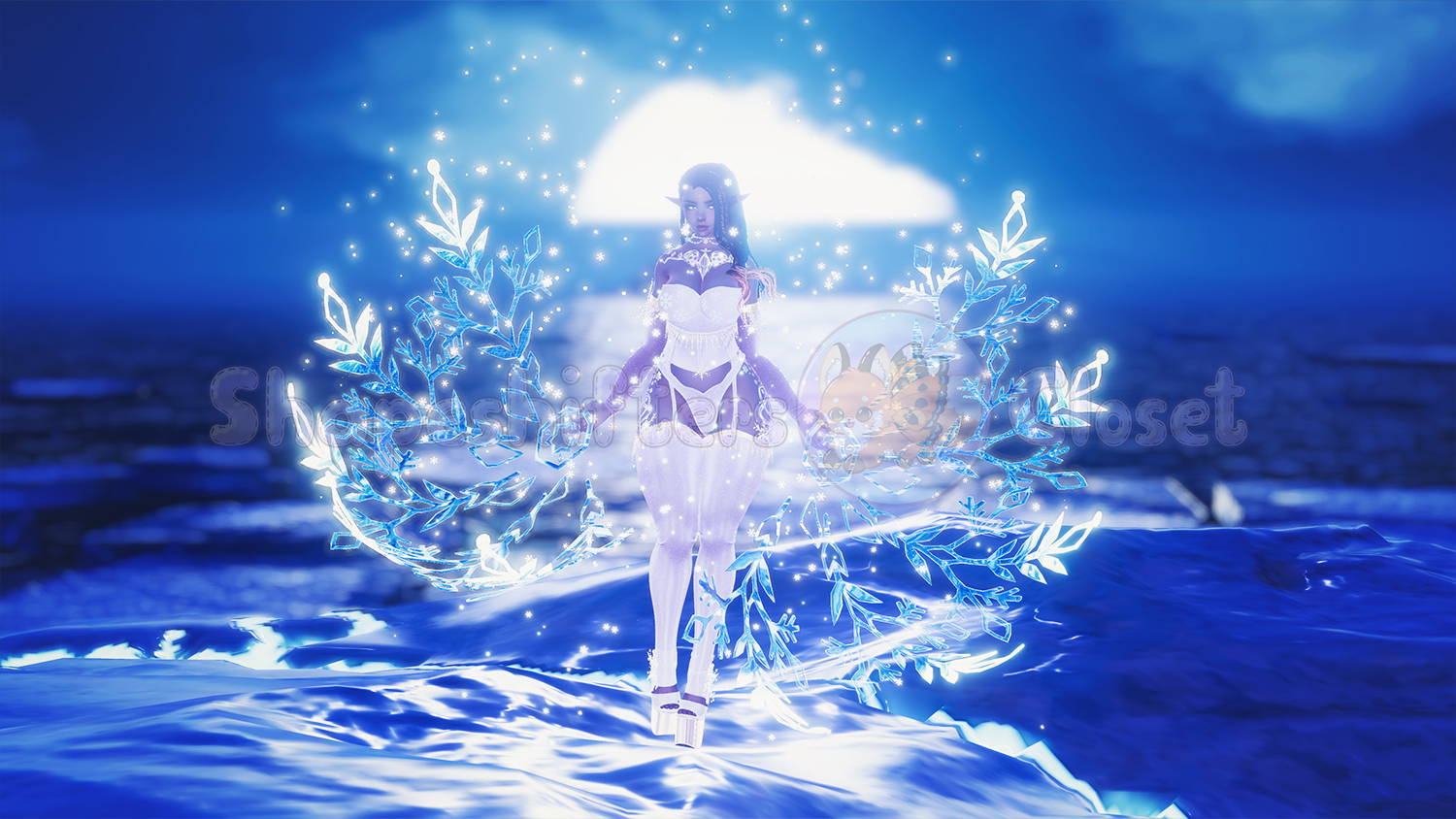 Lumi the Snow Fairy - with Gogo Loco & Optimized Version (PC) | VRChat Winter Fairy Avatar