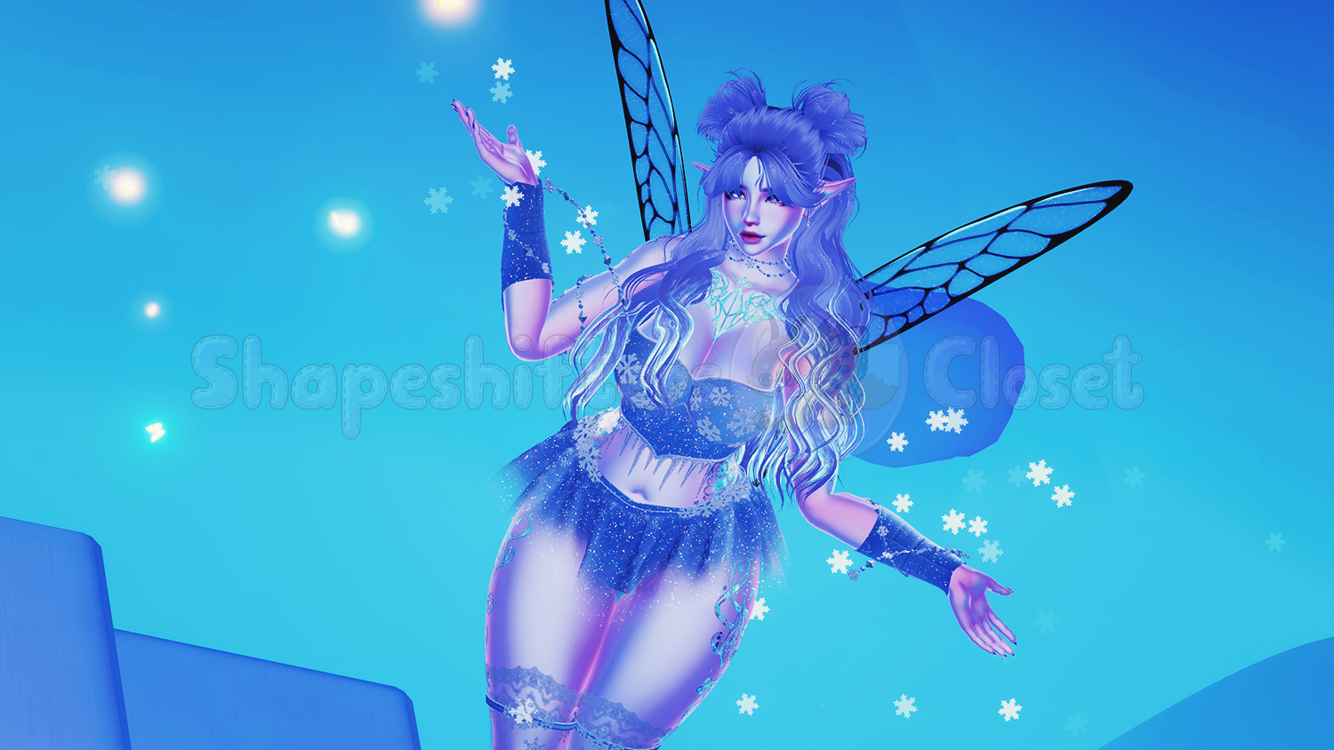 Lumi the Snow Fairy - with Gogo Loco & Optimized Version (PC) | VRChat Winter Fairy Avatar