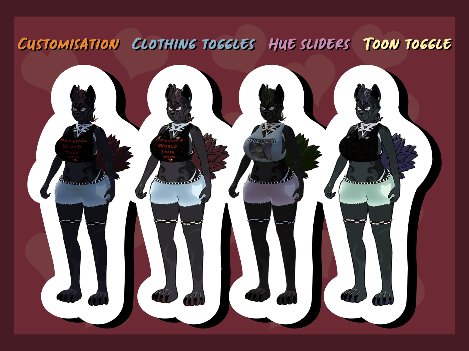 Big Bad Beastie (PC/Quest - SPS - Physbones - GOGO)