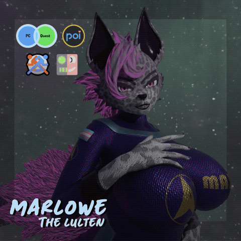 Marlowe The Lulten  (PC/Quest - FT -SPS - Physbones - GOGO)