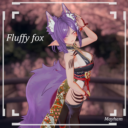Fluffy fox set