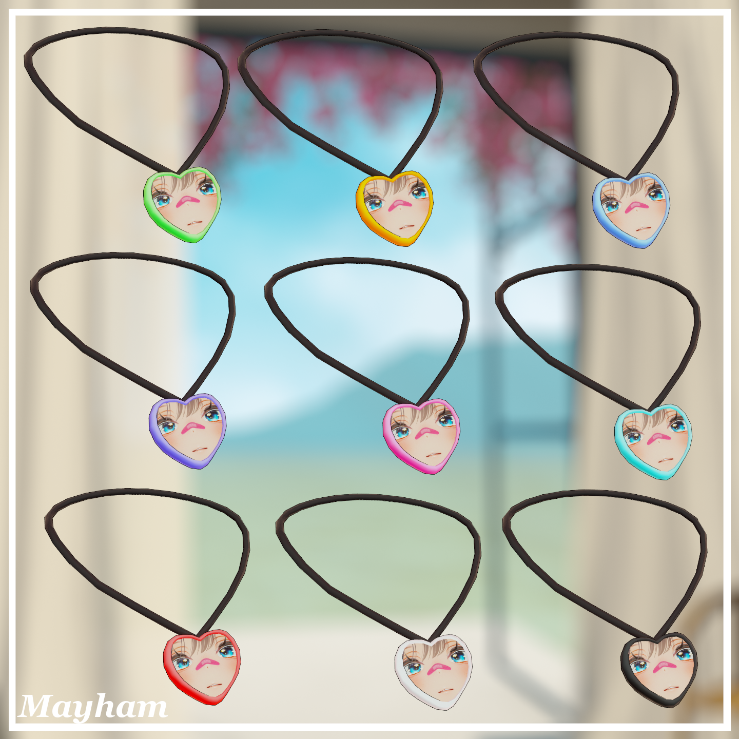 Photo Heart Necklace