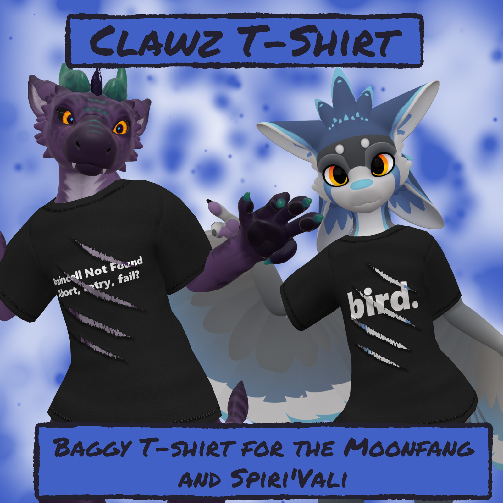Baggy T-shirt (Moonfang and Spiri'Vali)