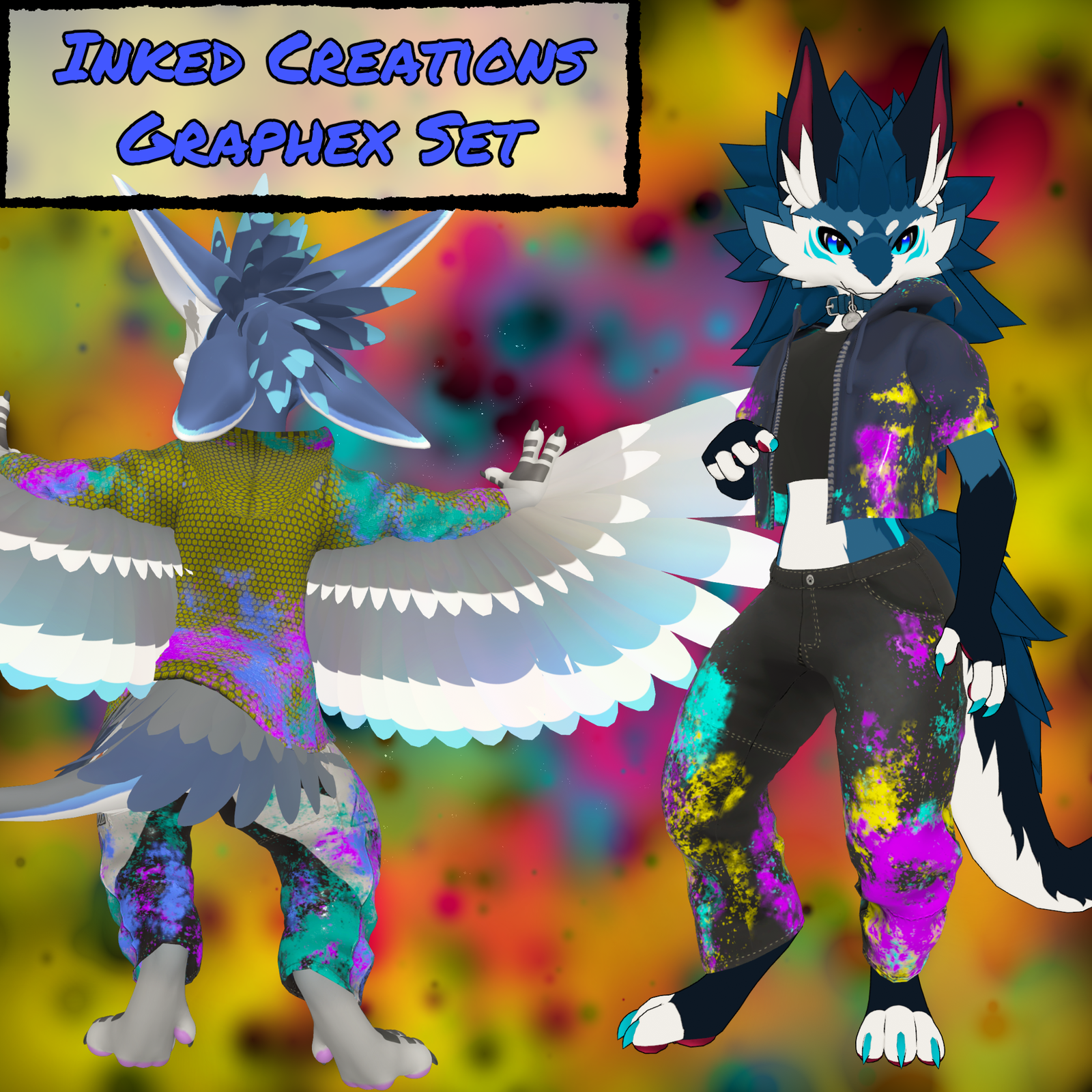 Graphex Set (Hoodie, Pants, T-shirt, Paint Can)