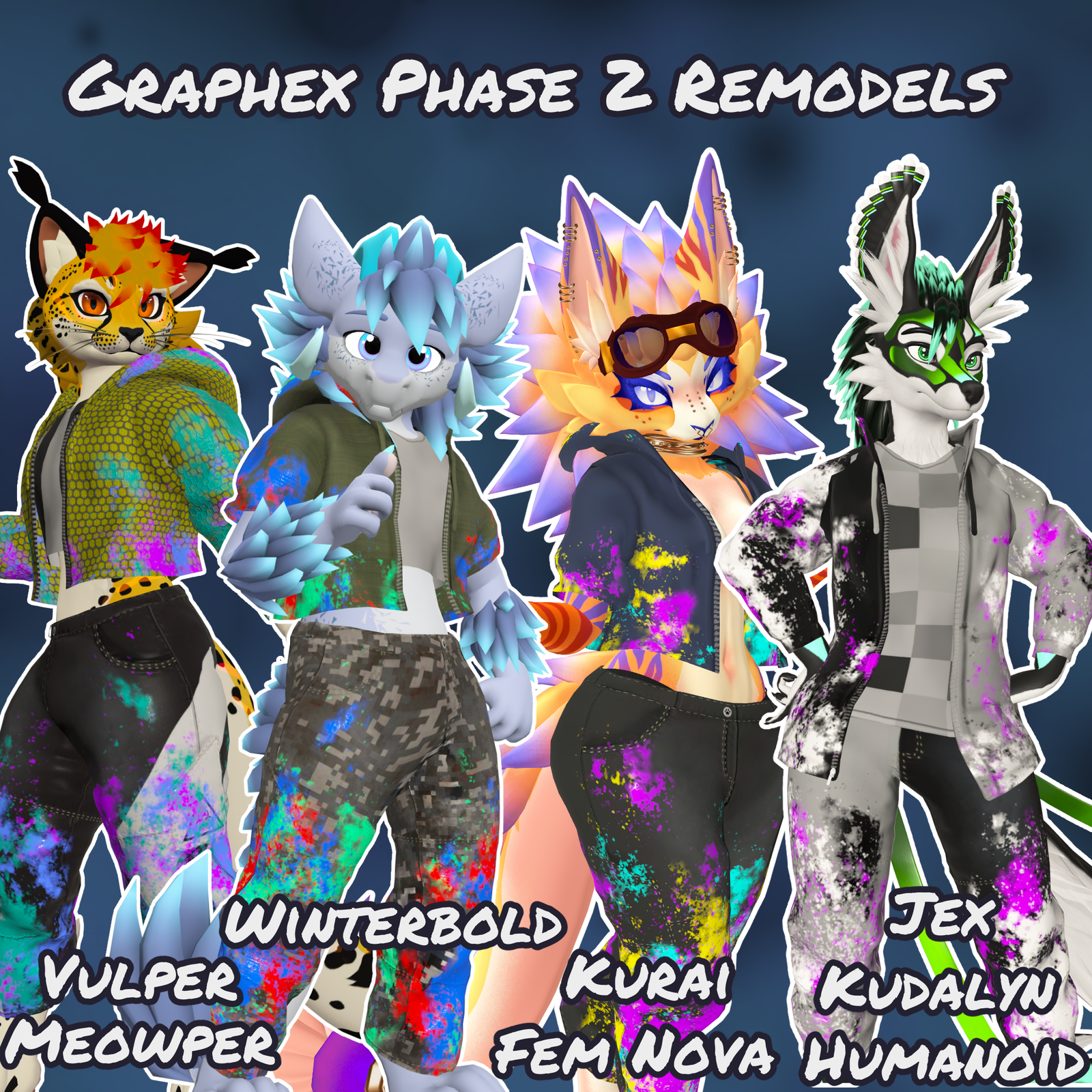 Graphex Set (Hoodie, Pants, T-shirt, Paint Can)