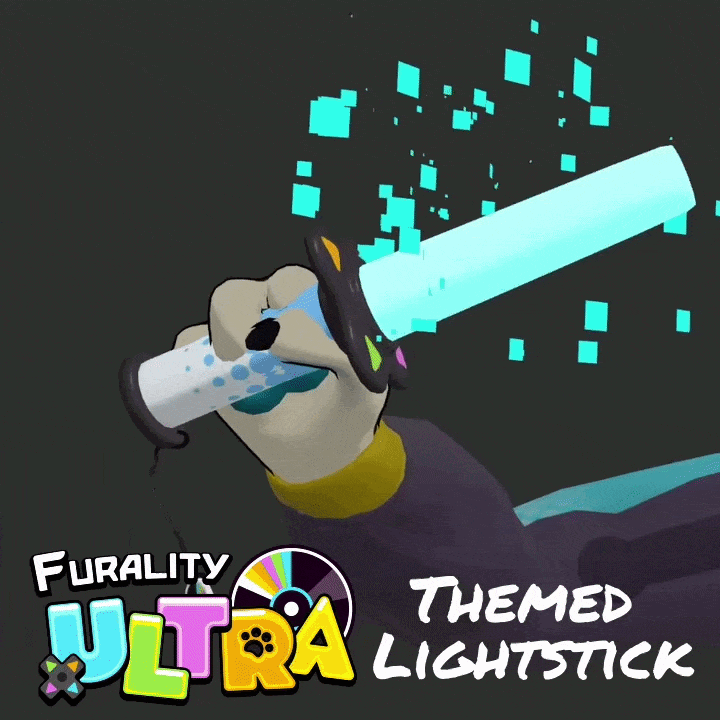 Ultra Glowlight (Furality Ultra themed glow poi)