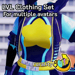 LVL Clothing Set (Ultra themed hoodie jacket set, Multi AV support)