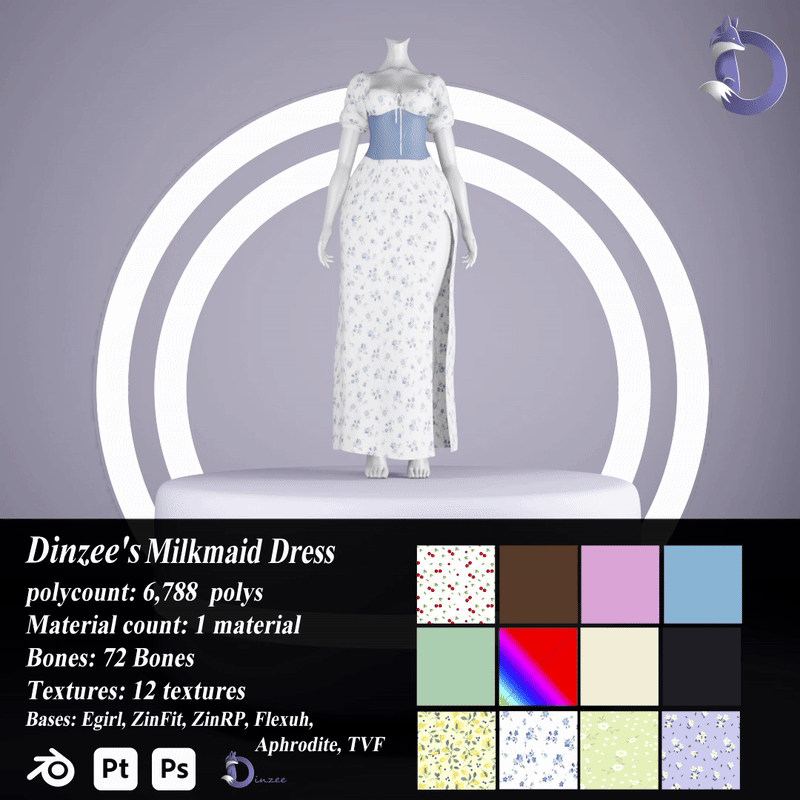 Dinzee's Milkmaid Dress