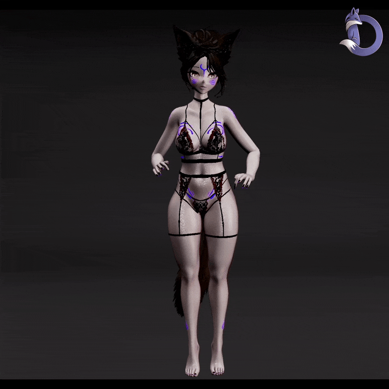 Dinzee's Lace Garter Set