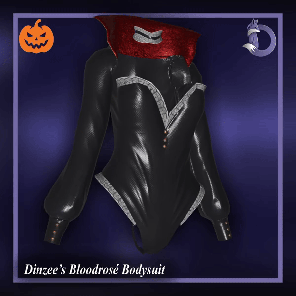 Dinzee's Bloodrosé Bodysuit